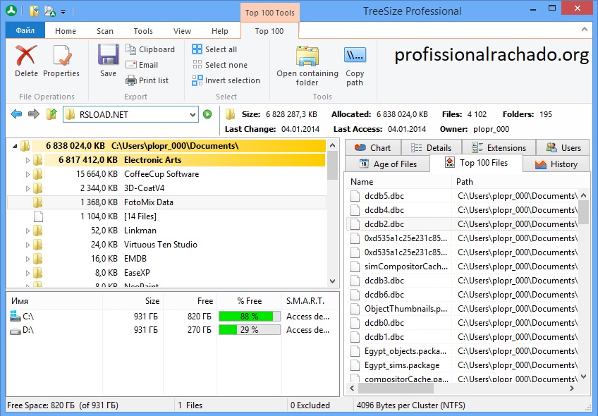 TreeSize Professional Keygen